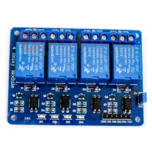 4 channel 5v relay module with optocoupler