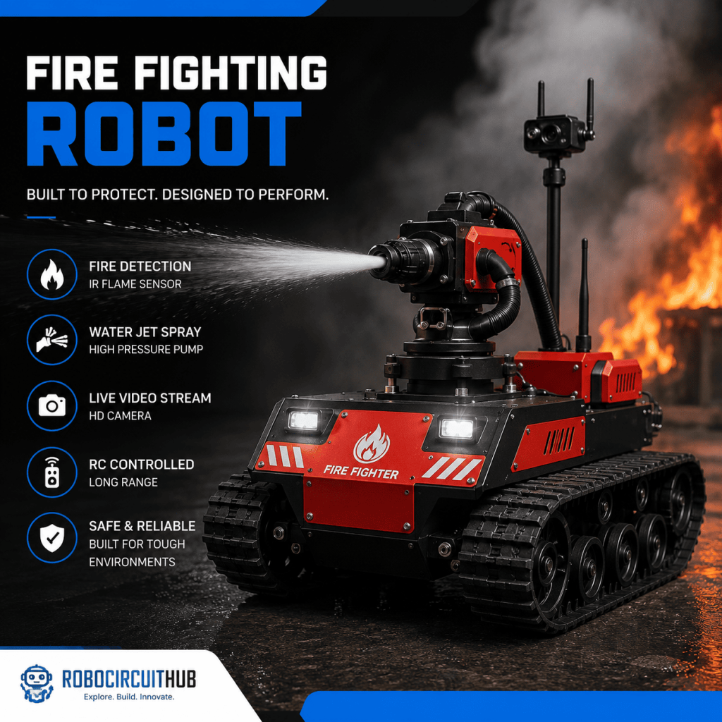10 best robotics project ideas for school students fire fighting