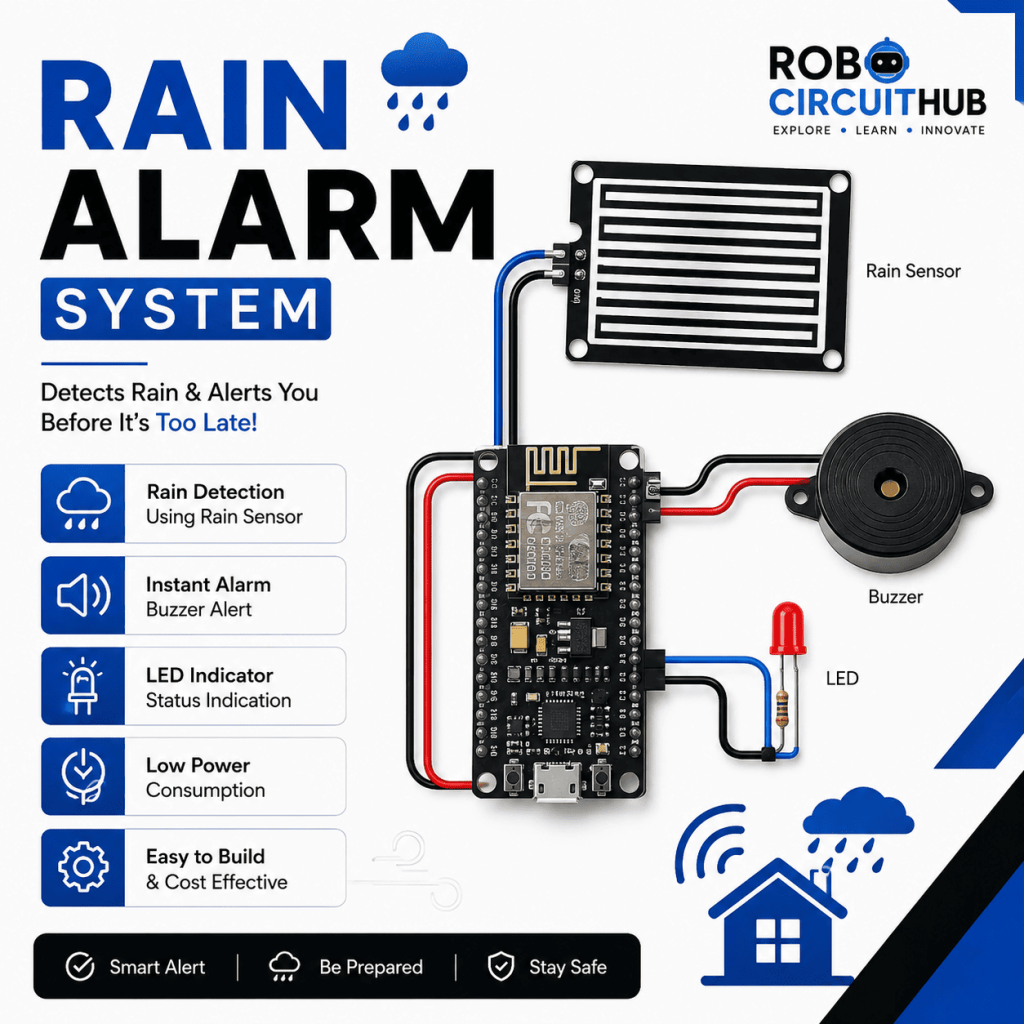 10 best robotics project ideas for school students rain alarm
