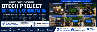 BTech final year project support in Kanpur by RoboCircuitHub